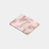 Roze Blush Roos Post-it® Notes (Schuin)