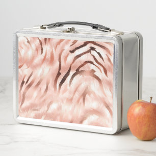 Roze Blush Roos Zebra Print