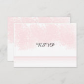 Roze Blush RSVP (Voorkant / Achterkant)