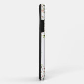 Roze Blush Sage Floral Name Script Wildbloemen Case-Mate iPhone Case (Achterkant/rechts)