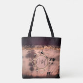 Roze Blush Tie Dye OM Lotus Draagtas (Achterkant)