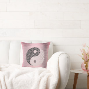 Roze Blush Yin Yang Kussen