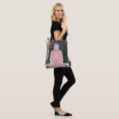 Roze Boeddha-Canvas tas (Op model)