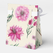 Roze Boeket Bedankdoosjes (Achterkant)