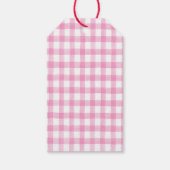 Roze Boerderij Barnyard Verjaardag Cadeaulabel (Achterkant)