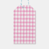 Roze Boerderij Barnyard Verjaardag Cadeaulabel (Achterkant)