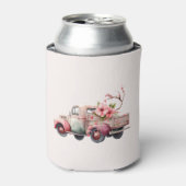 Roze  Boerenwagen Blikjeskoeler (Blikje Voorkant)