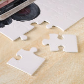 Roze Boerenwagen Legpuzzel (Zijkant)