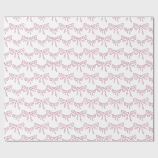 roze bogen cadeaupapier (Vlak)