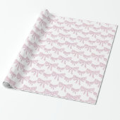 roze bogen cadeaupapier (Uitgerold)