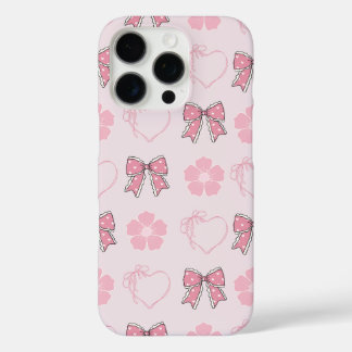 Roze bogen en roze harten | Sakura iPhone Case