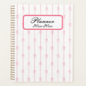 Roze Bogen en Strepen Planner (Voorkant)