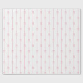 Roze bogen en stripe cadeaupapier (Vlak)