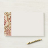 Roze Bohemian Flowers Post-it® Notes (Op bureau)