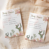 Roze Boho Bloemen Pampas Cactus Huwelijk RSVP Kaartje
