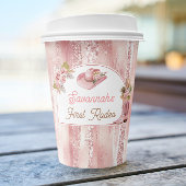 Roze Boho eerste Rodeo 1e verjaardag Papieren Bekers