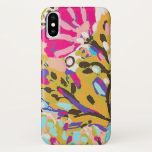 Roze Boho Floral I iPhone X Hoesje