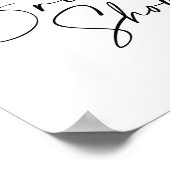 Roze Boho Pampas Gras Bruiloft Feest Welkom Poster (Hoek)