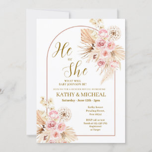 Roze Boho Pampas Kaart