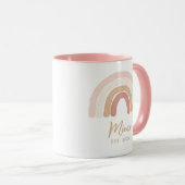 Roze Boho Rainbow Mimi Vastgestelde Moederdag Mok (Voorkant rechts)