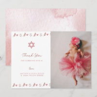Roze Boho Star van David Jewish