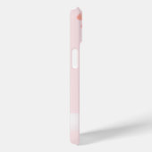 Roze Boho Wilde Bloemenweide Monogram Case-Mate iPhone Case (Achterkant / Rechts)