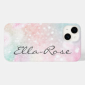 Roze Bokeh Pattern Case-Mate iPhone Case (Achterkant (horizontaal))