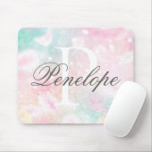 Roze Bokeh Pattern Muismat (Met muis)