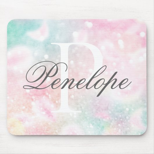 Roze Bokeh Pattern Muismat (Voorkant)