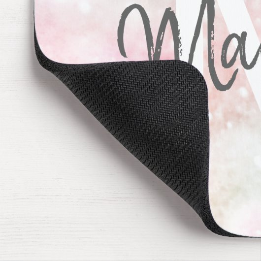 Roze  Bokeh Pattern Muismat (Hoek)