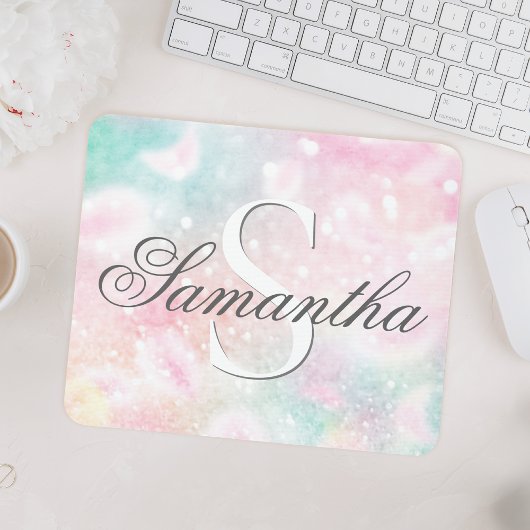 Roze Bokeh Pattern Muismat