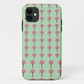 Roze Bomen Patroon iPhone 11 Hoesje