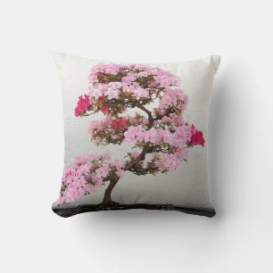 Roze Bonsai-boom Kussen