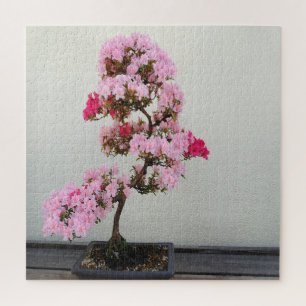 Roze Bonsai-boom Legpuzzel