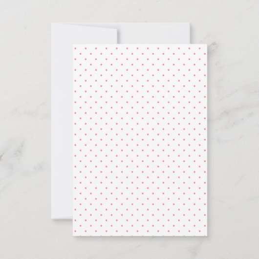 Roze boog eerste verjaardag uitnodiging (Achterkant)