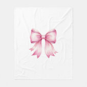 Roze Boog Gooi Deken (Voorkant)