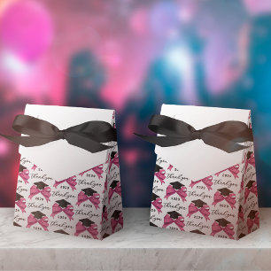 Roze Boog Jaar Afstuderen Dank u Bedankdoosjes