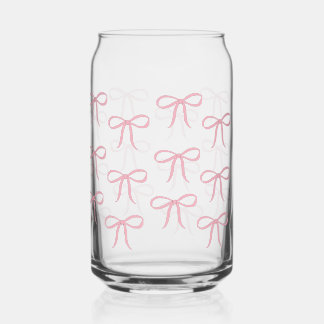 Roze boog patroon blikvorm glas