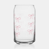 Roze boog patroon blikvorm glas (Rechts)