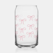 Roze boog patroon blikvorm glas (Links)