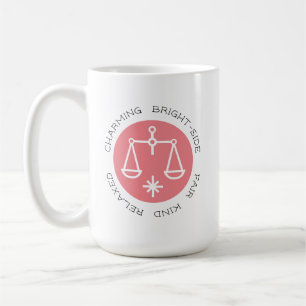 Roze boog Zodiac Star Sign Personality Trait Koffiemok