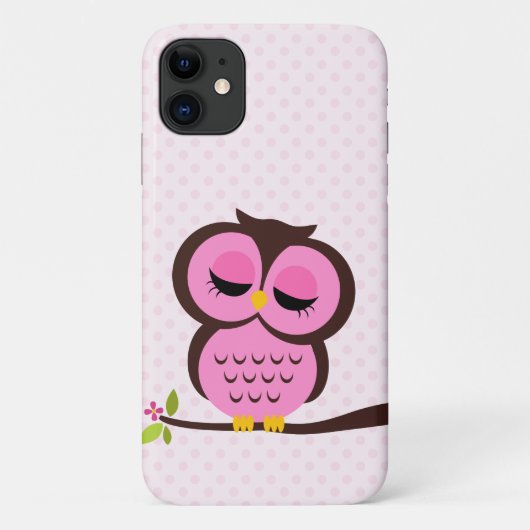 roze boomkorren Case-Mate iPhone case (Achterkant)