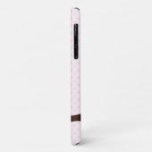 roze boomkorren Case-Mate iPhone case (Achterkant/links)