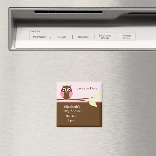 Roze boomkorren magneet (Insitu (Vaatwasser))