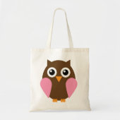 Roze boomkorren tote bag (Voorkant)