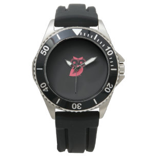 Roze boomkorwacht horloge