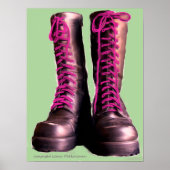 Roze Boots Poster (Voorkant)
