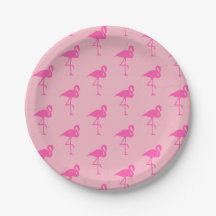 Roze Bord Flamingo Party