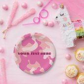 Roze Bord van Camopapier (Feest)
