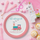 Roze Bord van de Birthday Party (Feest)